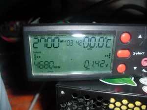 uGuru mutatja, a CPU hőmérsékletét, hogy 0 Celsius