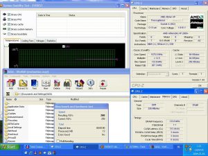 1670MHz-en CPU hőmérséklet