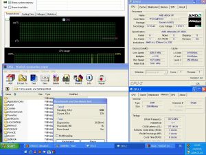 2088MHz-en CPU hőmérséklet