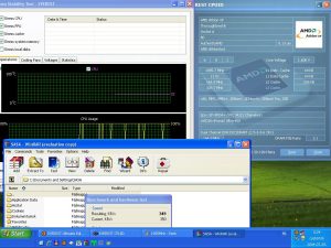 1895MHz-en CPU hőmérséklet