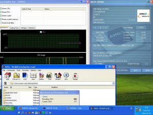 2045MHz-en CPU hőmérséklet