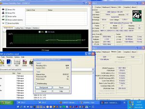 2500MHz-en CPU hőmérséklet