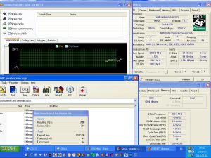 2960MHz-en CPU hőmérséklet