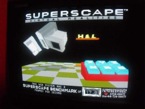 3Dbench a 40Mhz-es 486DLC-n