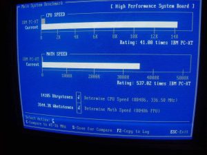 Checkit a 40MHz-es 486DLC-n