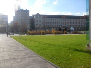A Millenáris park, és a hozzá tartozó pár épület
