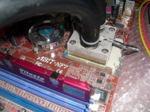 Dér borította CPU