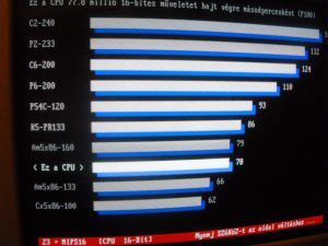 CPU-ból kicsit gyengébb de így is nagyon pörög