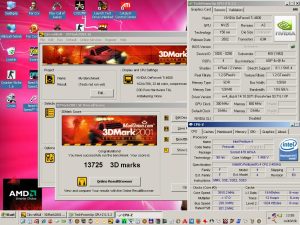 3Dmark2001 a Geforce4 TI4600-al