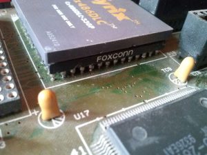 CPU foglalat beforrasztva
