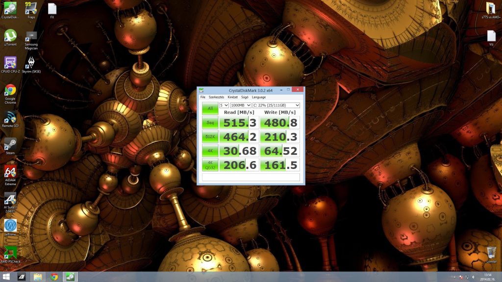 840EVO Sata3-ban