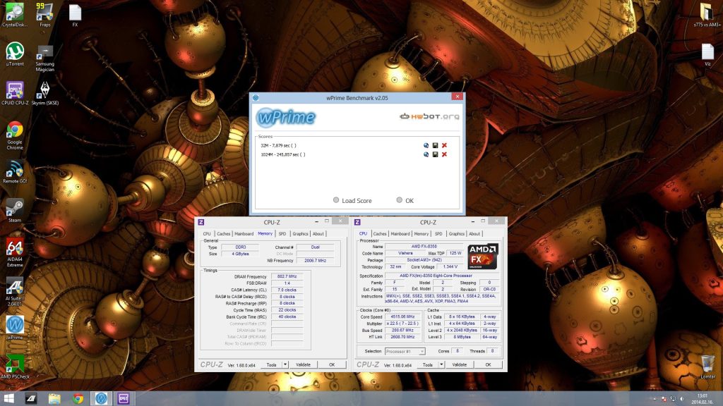 FX8350 4500Mhz
